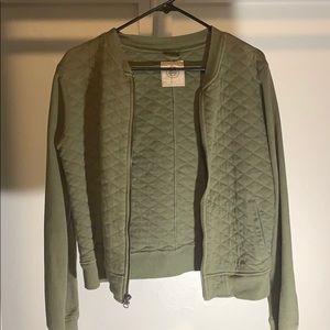 Quilted Bomber Jacket